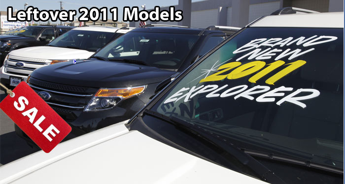 2011 Leftover models